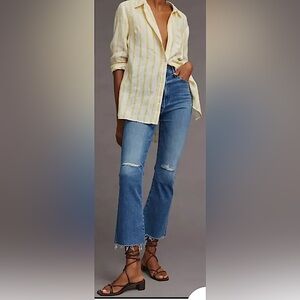 Lightly worn MOTHER jeans size:23 style: The Hustler Ankle Fray